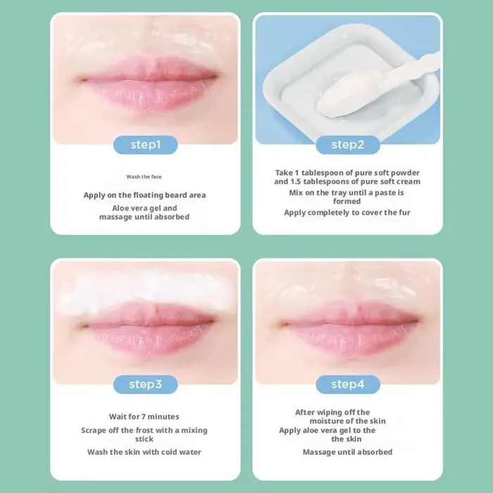 Crème éclaircissante et hydratante pour le visage et les sourcils féminins