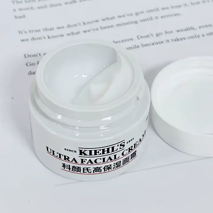 Crème Ultra-Faciale Kiehl's 14ml/50ml/125ml, Crème Hydratante pour le Visage avec Squalane et Glycop