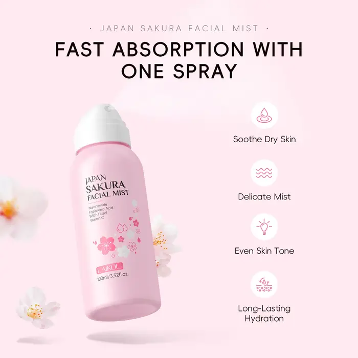 Brume faciale LAIKOU Japan Sakura 100ml