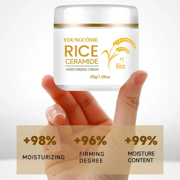 30/60g crème de riz pour le visage Essence de riz blanc