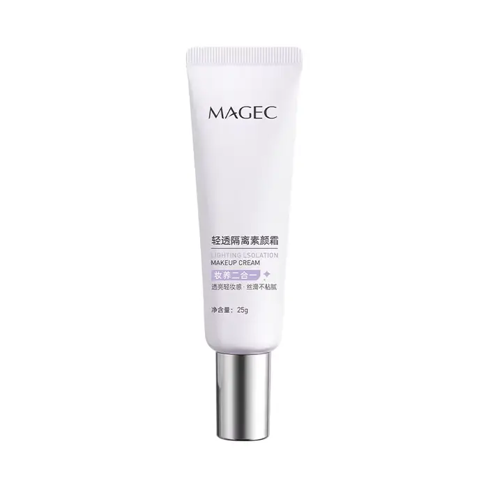 Crème Teint Unifiant MAGEC Rose Blanche – Éclaircissante Naturelle, Maquillage Nude, Waterproof, Lon