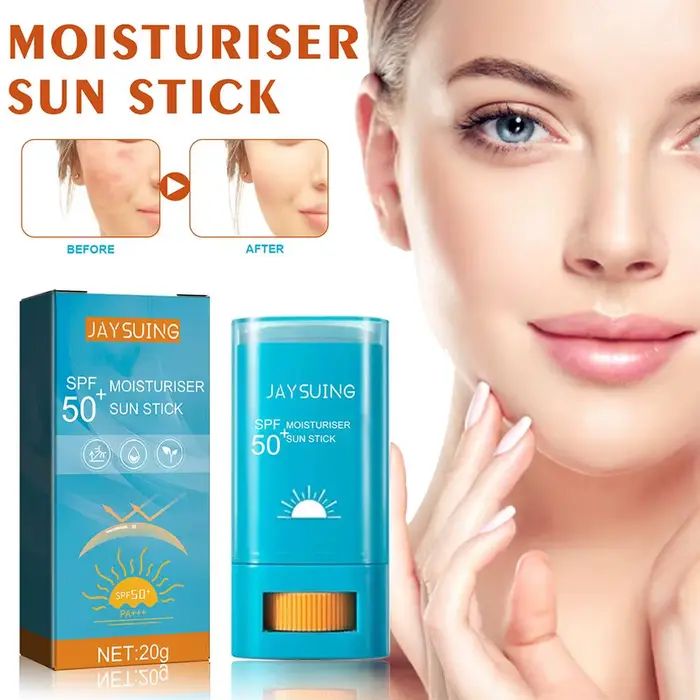 Crème solaire bâton SPF 50 + protection UV Anti-oxydant bloc