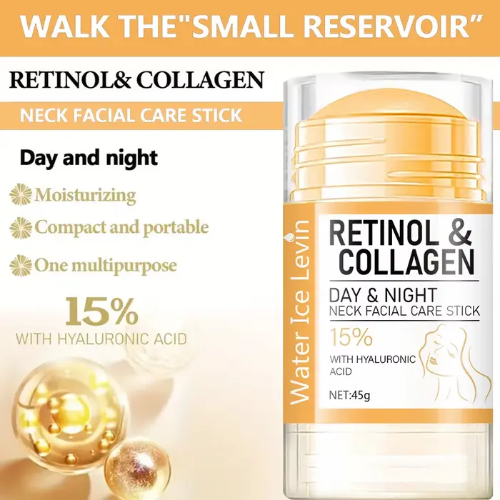 Crème pour le visage au rétinol et au collagène