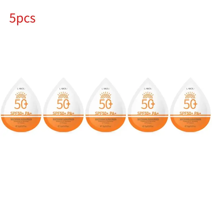 Mini crème solaire pour le visage, 2g, taille voyage, SPF50 + PA +, contrôle du sébum, éclaircit l'h