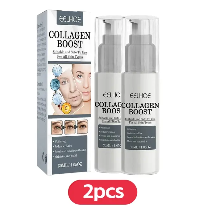 1/2/3 pièces 30ml collagène Boost raffermissant Essence crème estompe les ridules visage éclaircissant sérum