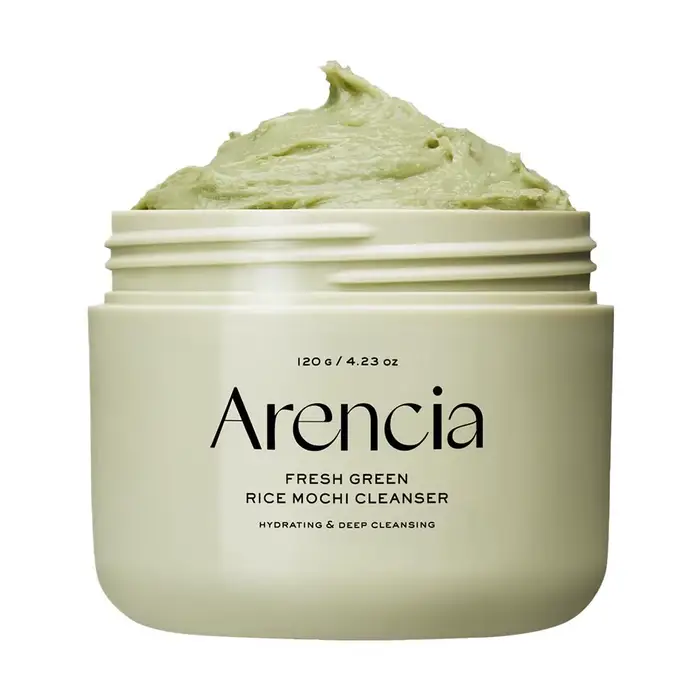Nettoyant Mochi au riz frais Arencia : Nettoie en profondeur, hydrate, affine les pores, rafraîchiss