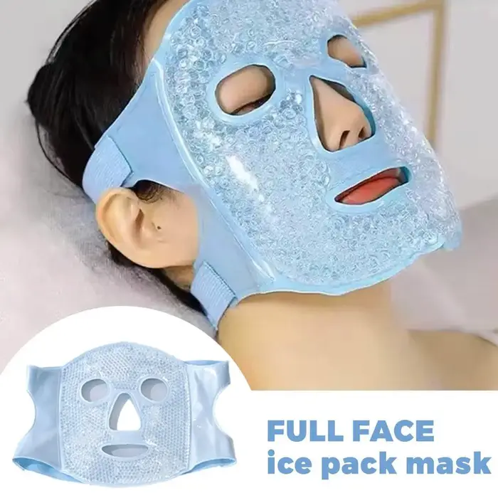 Masque facial et pour les yeux en gel chaud/froid