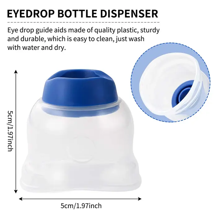 Aide-goutte oculaire réutilisable
