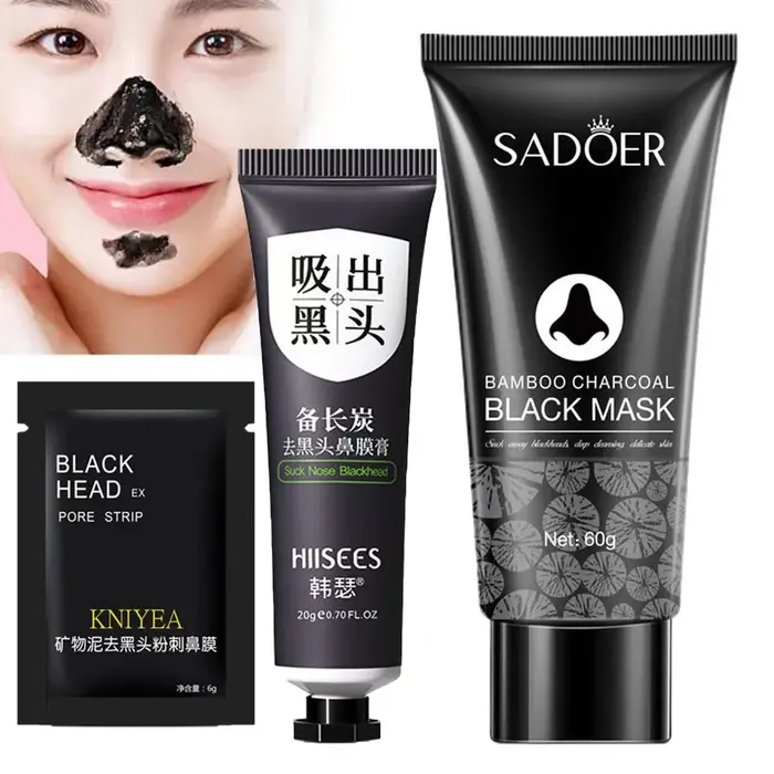 Masque noir de nettoyage en profondeur