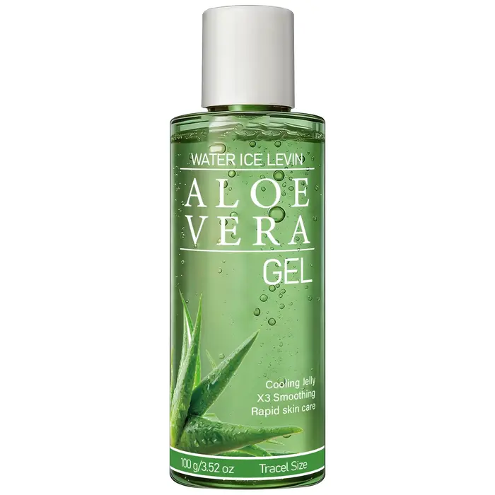 Gel d'aloe vera avec acide hyaluronique, rafraîchissant et hydratant pour un soin rapide de la peau