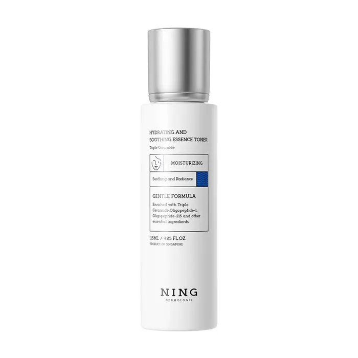 Tonique hydratant et apaisant, lotion et crème avec acide hyaluronique 8D et céramides – Soins hydra