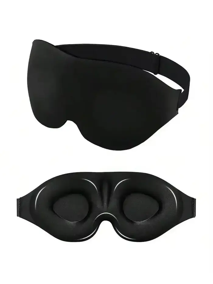 Masque pour les yeux 3D réglable adapté aux hommes et aux femmes sans pression sur les yeux Masque p