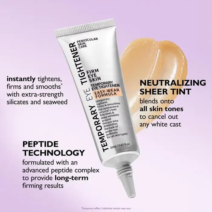 Crème pour les yeux ferme instantanée