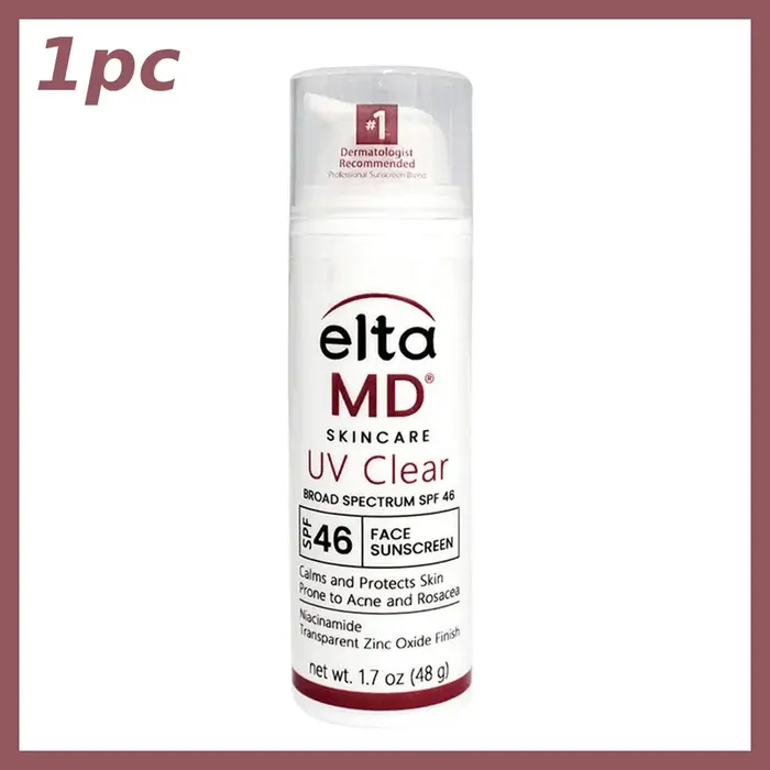 Eltamd 48ml Crème solaire visage SPF46 Protection UV Anti-radiation Imperméable et résistante à la t
