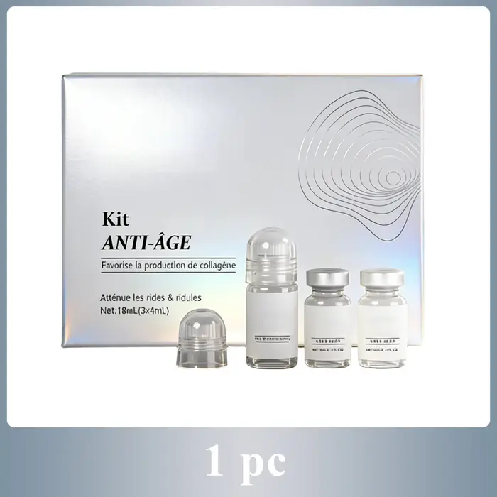 Coffret de soins intensifs à l'essence de collagène anti-rides, liftant, illuminateur et nourrissant