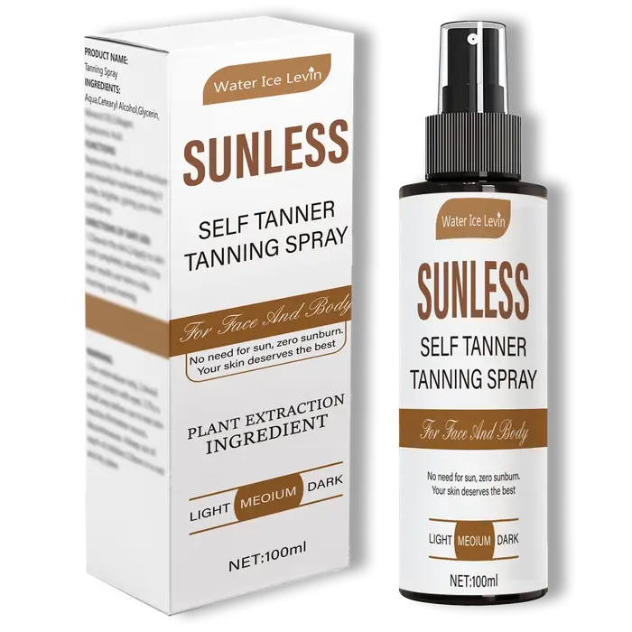 Spray bronzant pour le corps - Améliore le teint bronzé