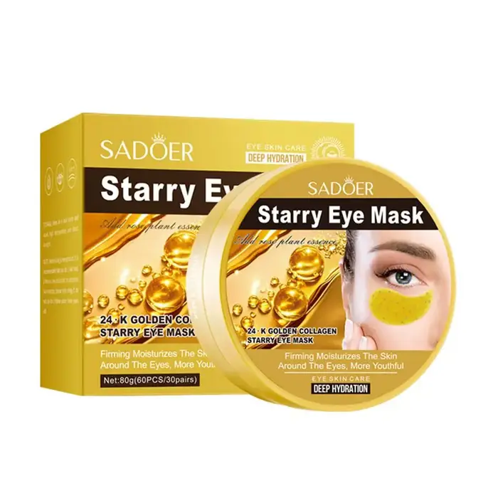 Masque pour les yeux aux algues, masque pour les yeux au collagène aux graines de raisin SADOER, mas