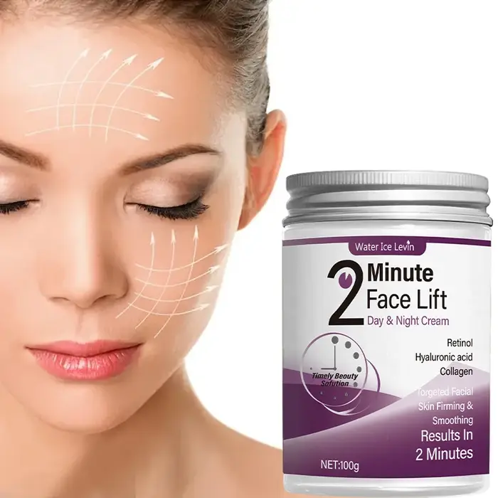 Crème de jour et de nuit pour lifting du visage de 2 minutes avec rétinol