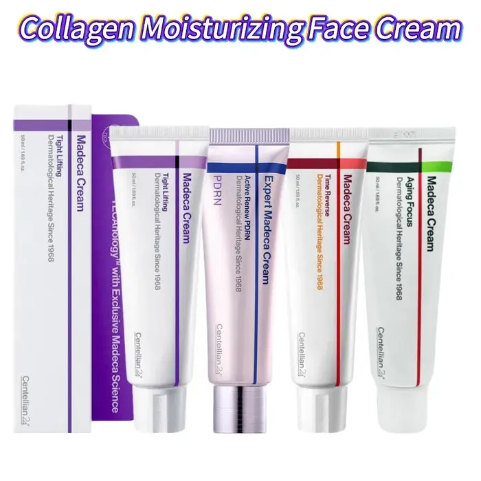 Crème hydratante au collagène pour le visage, 50ml, crème réparatrice, soins doux pour la peau, absorption rapide, rajeunissement, raffermissement, longue durée, anti-âge