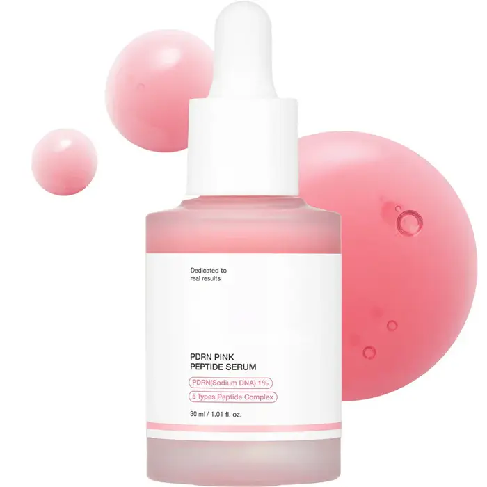 Sérum Peptidique Rose Soin Anti-Taches Unifie le Teint Améliore l'Élasticité Lisse et Raffermit Niac
