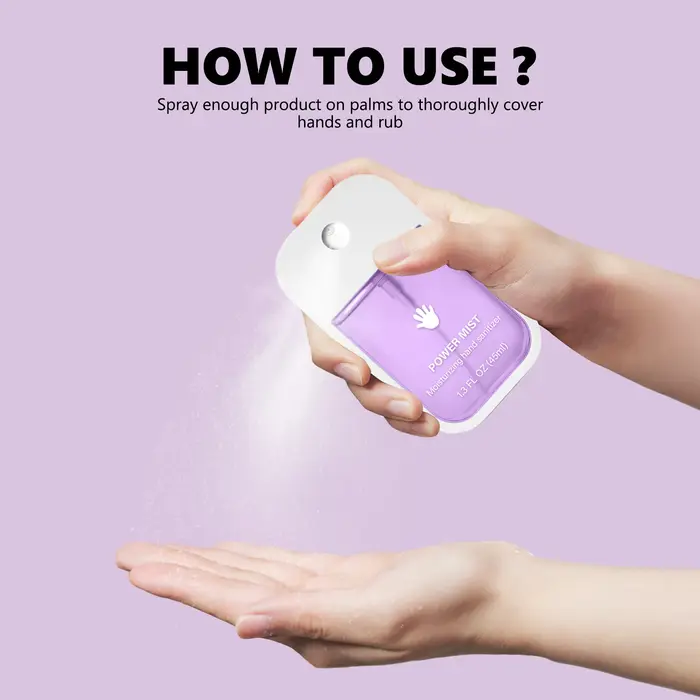 1 pièces nouveau Spray hydratant pour les mains pour adultes et enfants multi-saveur nettoie vos mains brume hydratante main taille de voyage