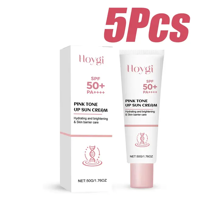 Crème solaire tonifiante rose SPF50+ PA+++ Protection UV éclaircissante
