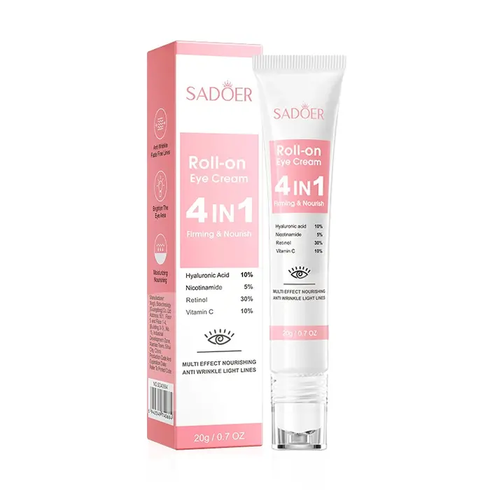 SADOER 4in1 crème hydratante à rouler pour les yeux Anti cernes sacs