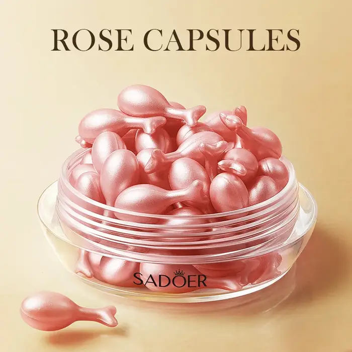 30 pièces SADOER Rose Sanil visage sérum Capsule visage hydratant éclaircissant raffermissant Essenc