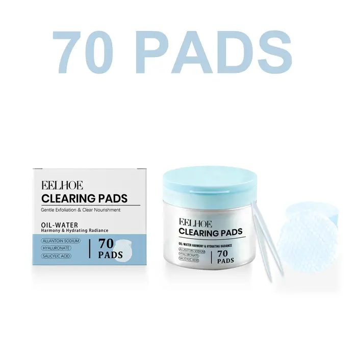 70/140/210/280 Tampons nettoyants à l'acide salicylique, exfoliants doux, hydratants, tonifiants, po