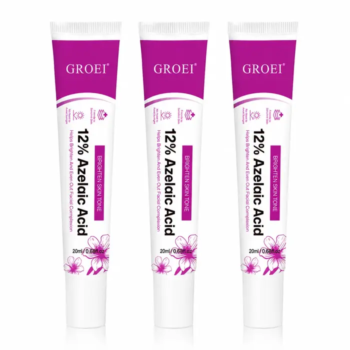 Crème Sérum à 12% d'Acide Azélaïque pour le Soin de la Peau du Visage, Éclaircissante, Hydratante, Contrôle du Sébum, Niacinamide, Panthénol, Routine de Beauté Quotidienne