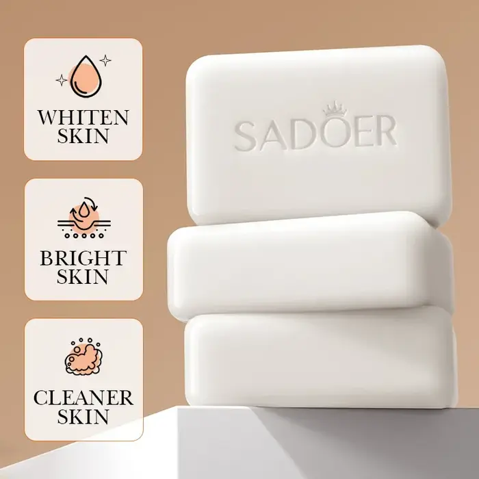 Savon facial Sadoer à la niacinamide et à l'arbutine