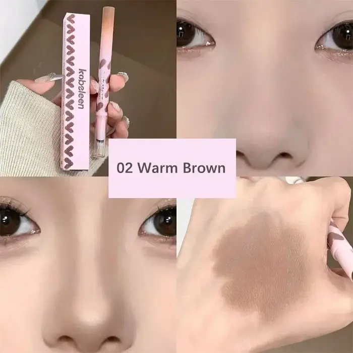 Kobeleen Stick de Contour Double Embout, Effet Soyeux, Facile à Estomper, Contour et Highlighting, W