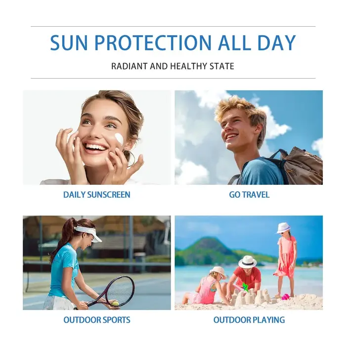 Crème solaire SPF100+ pour le visage et le corps
