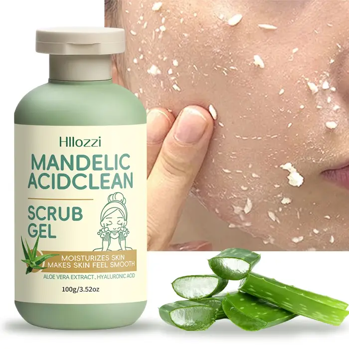 Gel nettoyant et exfoliant à l'acide mandélique qui nettoie en profondeur