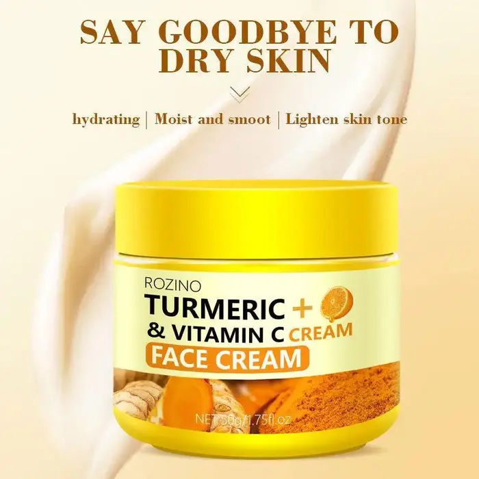Crème pour le visage au curcuma VC