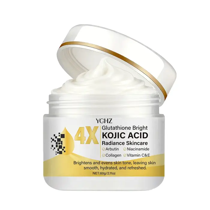 Crème à l'acide kojique, unifie le teint, élimine les taches brunes et la terneur - Non grasse, conv