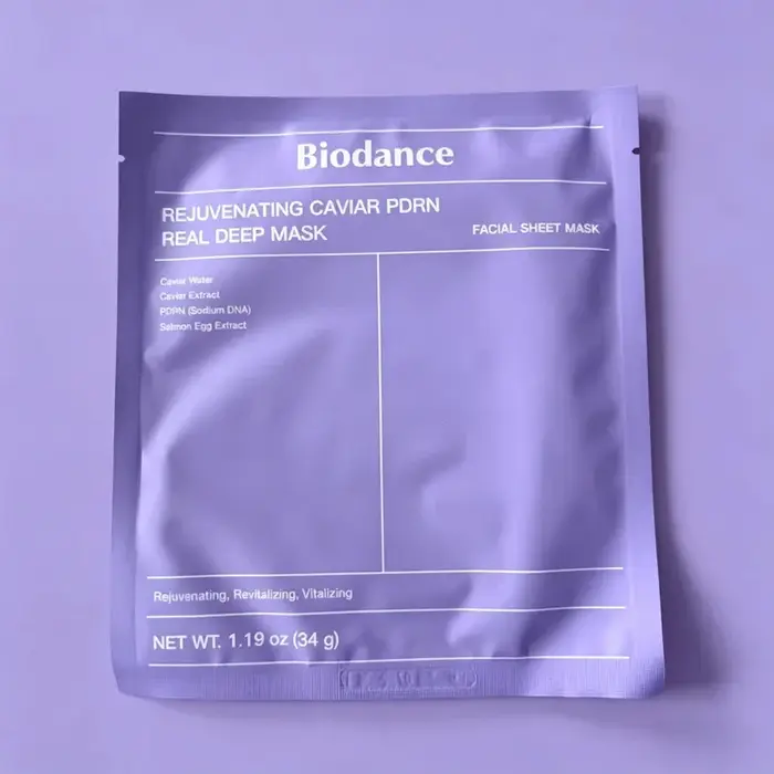 Masque Gel Hydratant Profond Biodance Caviar PDRN Bio-Collagène Nuit - Hydratation Intense, Réductio