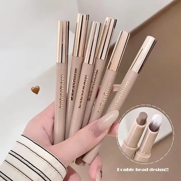Nouveau Crayon Contour Nez 2026 avec Pinceau Estompeur – Effet Naturel 3D et Illuminateur – Stick