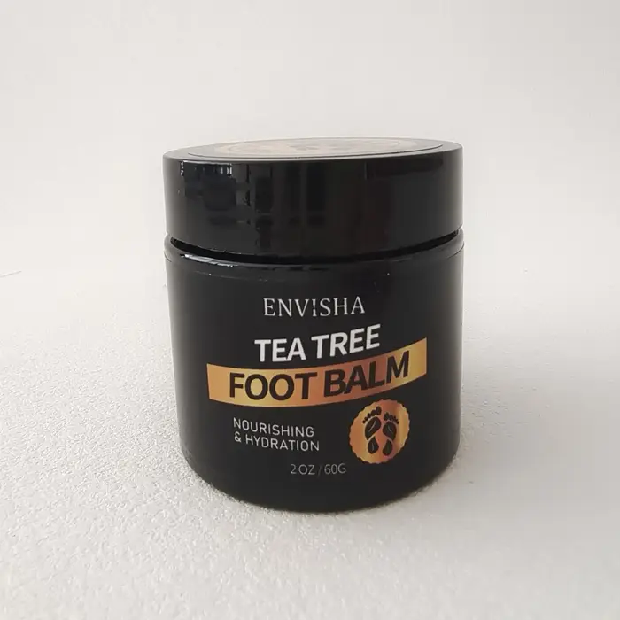 Crème de soin des pieds à l'arbre à thé ENVISHA, talons fendillés, peau lisse, hydratation intense, élimination des callosités, réparation, anti-dessèchement, exfoliation