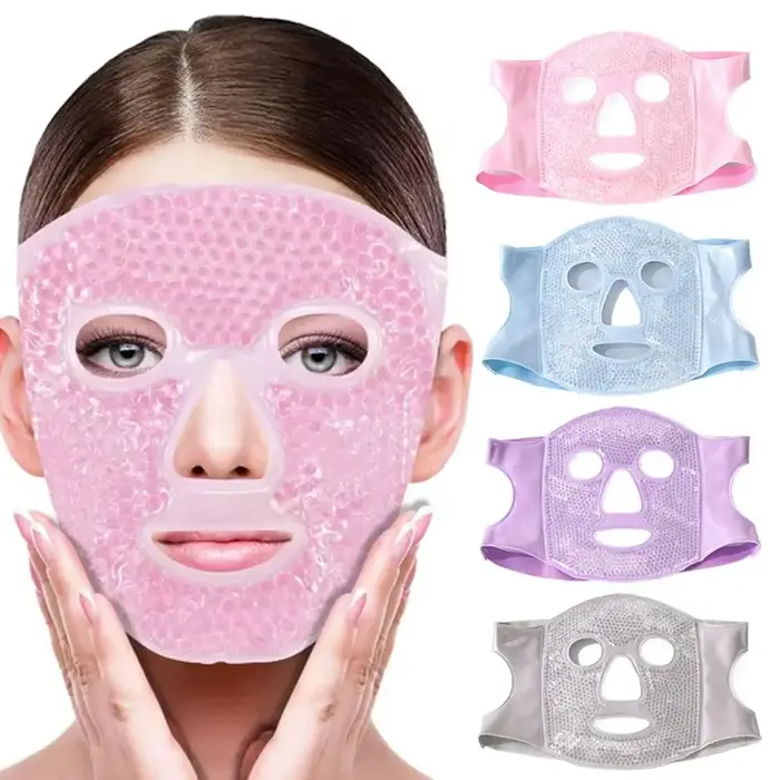 Masque facial et pour les yeux en gel chaud/froid