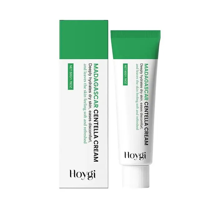 Crème Hydratante Apaisante à la Centella Asiatica, Absorption Rapide, Non Graisseuse, Hydratant Visage pour Soulager les Rougeurs, Soin de la Peau