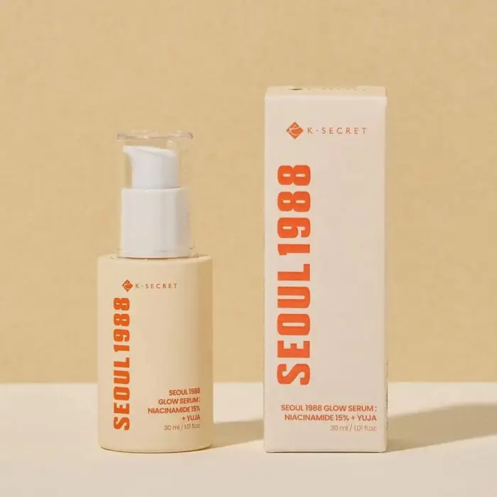 Sérum Visage Fermenté au Pamplemousse et au Riz SEOUL 1988 Hydratation Intense Anti-Rides Resserre les Pores Soin Réparateur de la Barrière Cutanée 30ML