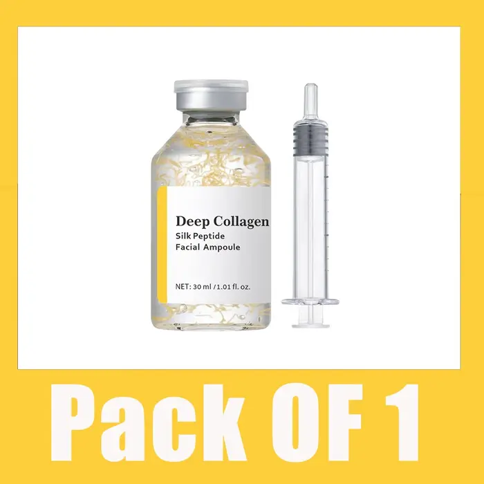 Soin liftant intensif aux peptides de soie | Sérum facial anti-âge, contenant du collagène et un c