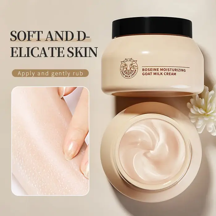 Crème hydratante au lait de chèvre Bosen, crème liftante et raffermissante, anti-rides, hydratante, 