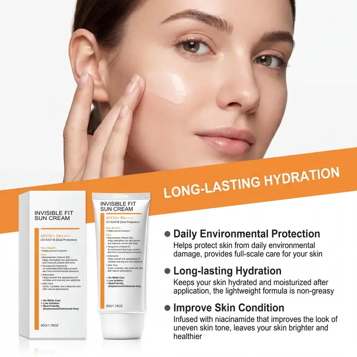 Crème solaire Invisible Fit SPF50
