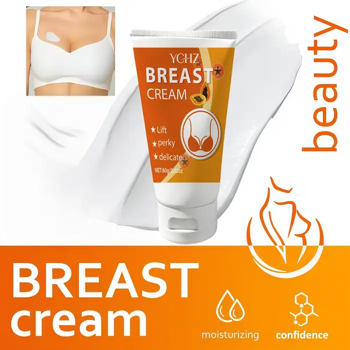Crème de massage pour les seins à l'extrait de papaye - Hydrate et améliore la peau