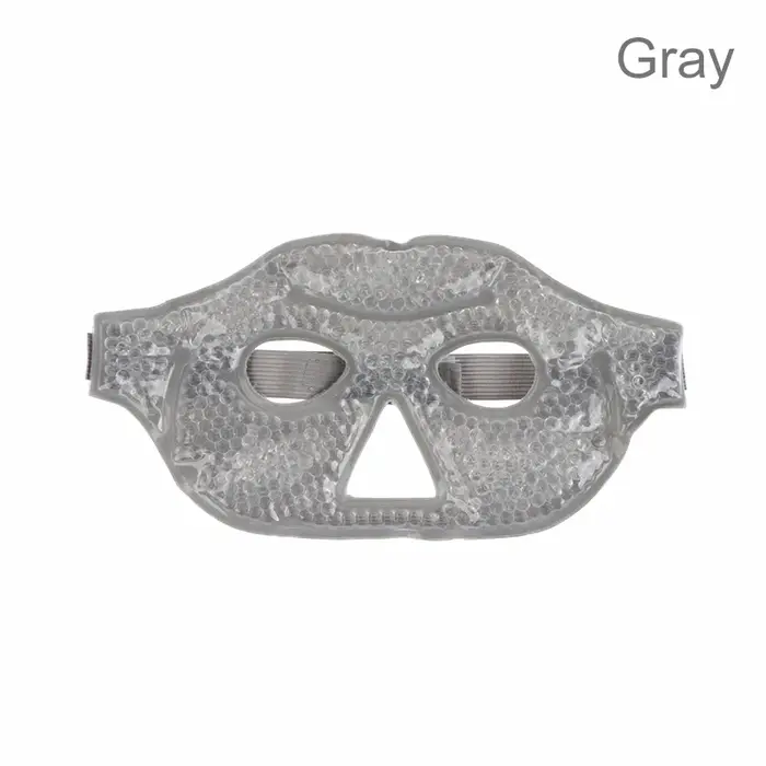 Masque pour les yeux rafraîchissant réutilisable Visible avec perles de Gel compresse