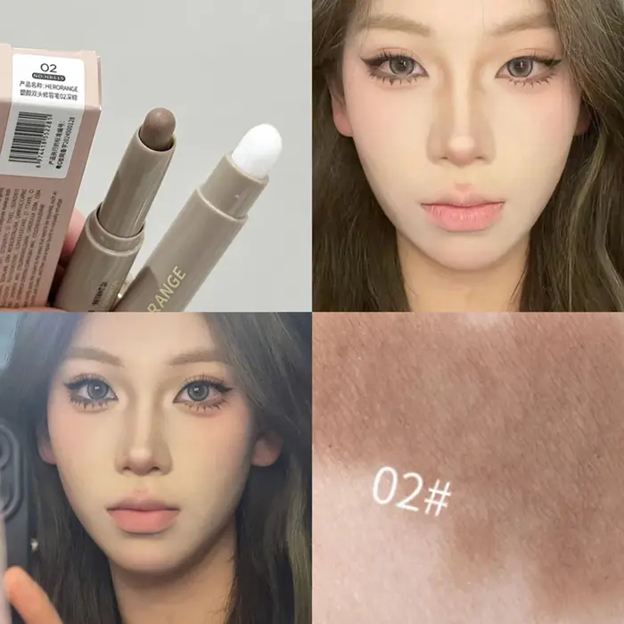 HERORANGE Stylo contour double extrémité pour contour