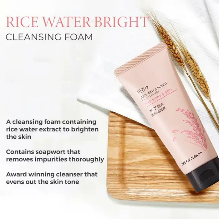 THE FACE SHOP Nettoyant visage à l'eau de riz 150g
