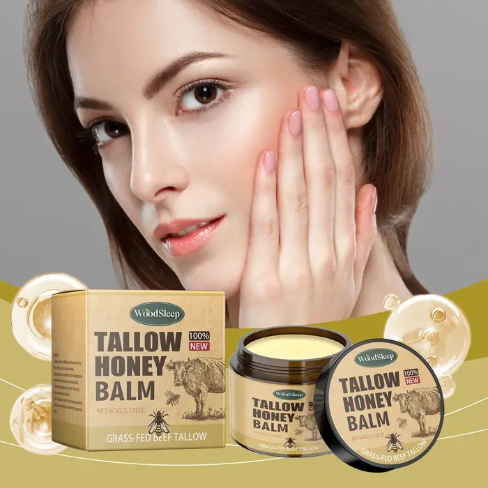 Crème hydratante au miel de Tallow de boeuf